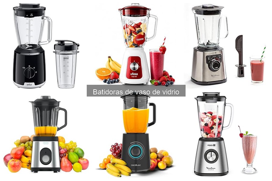 Batidora de vaso de vidrio ideal para hacer sopas: claves esenciales