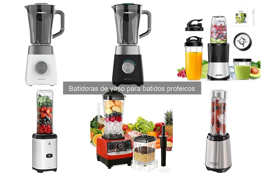 Beneficios de batidoras de vaso para batidos proteicos