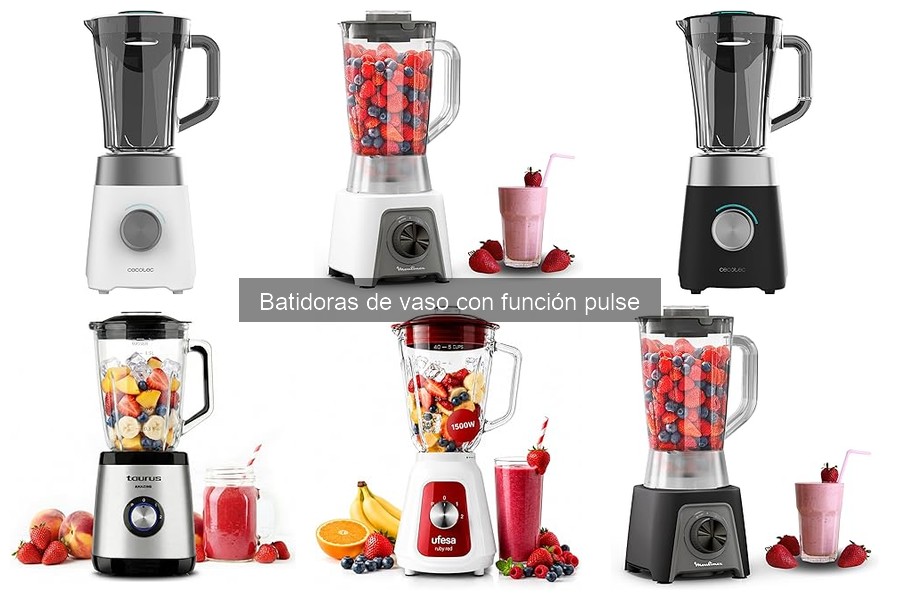 Beneficios de usar batidoras de vaso con función pulse