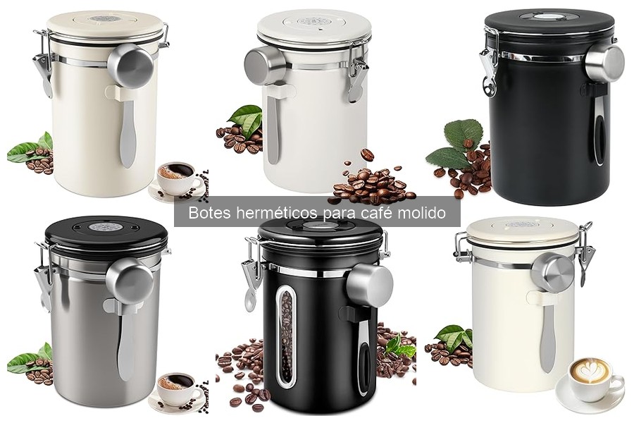 Beneficios de usar botes herméticos para café molido