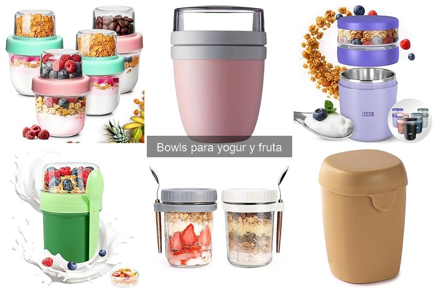 Beneficios de usar bowls para yogur y fruta en casa
