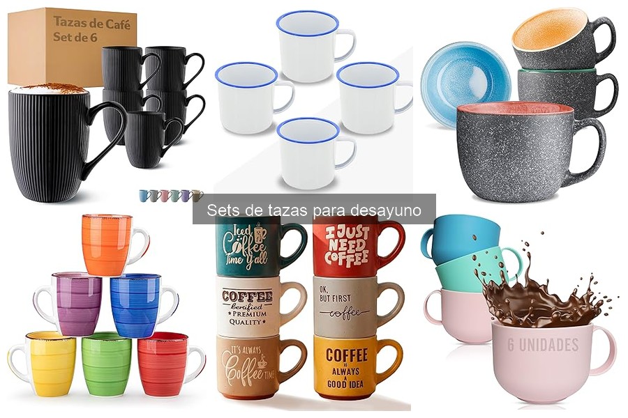 Beneficios de usar sets de tazas para desayuno