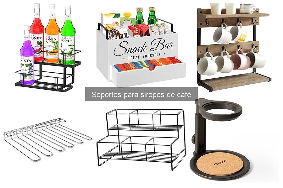 Beneficios de usar un soporte para siropes de café