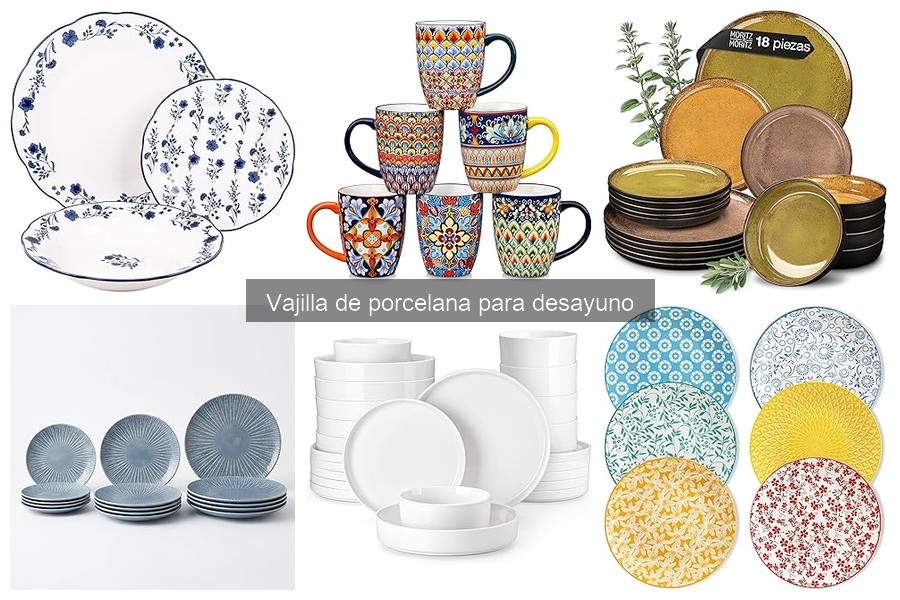 Beneficios de usar vajilla de porcelana en el desayuno