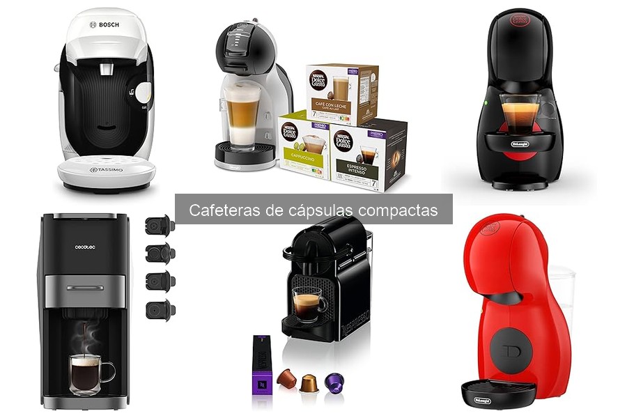 Características de las Cafeteras de Cápsulas Compactas