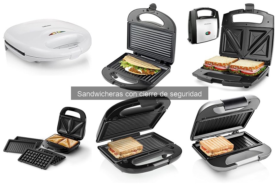 Características de las Sandwicheras con Cierre de Seguridad