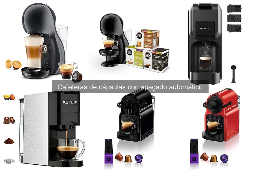 Características esenciales de cafeteras de cápsulas automáticas
