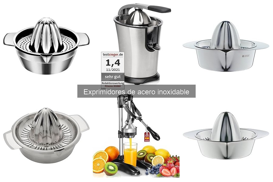 Casos en los que no elegir un exprimidor de acero inoxidable