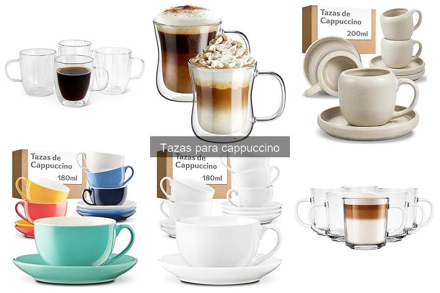 Cómo cuidar y mantener tazas para cappuccino