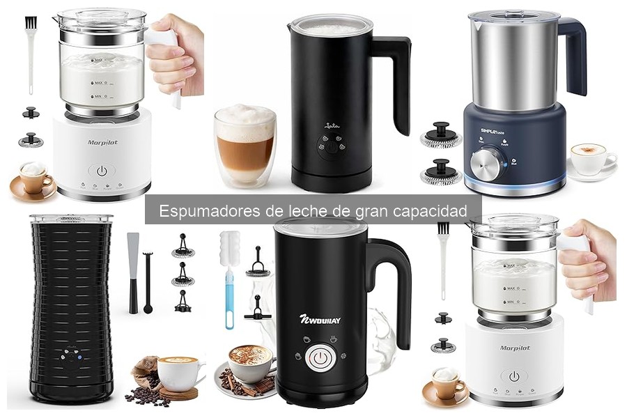 Cómo elegir el mejor espumador de leche de gran capacidad