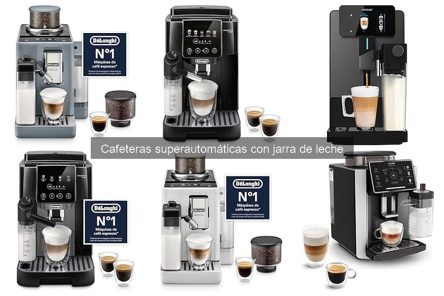 Cómo elegir la cafetera superautomática con jarra de leche