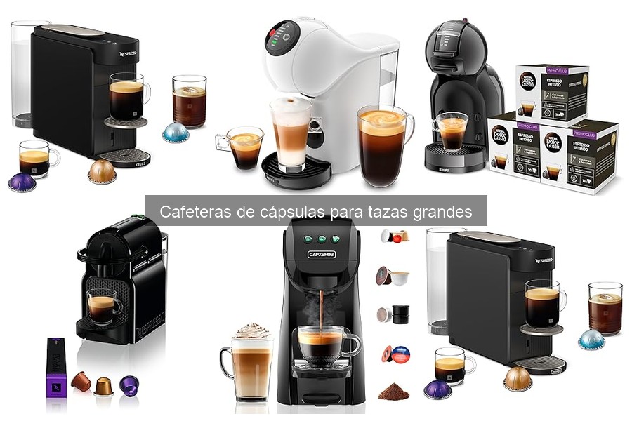 Cómo elegir la mejor cafetera de cápsulas para tazas grandes