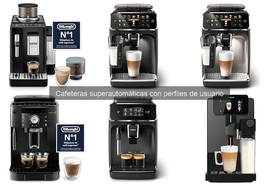 Cómo elegir la mejor cafetera superautomática con perfiles de usuario