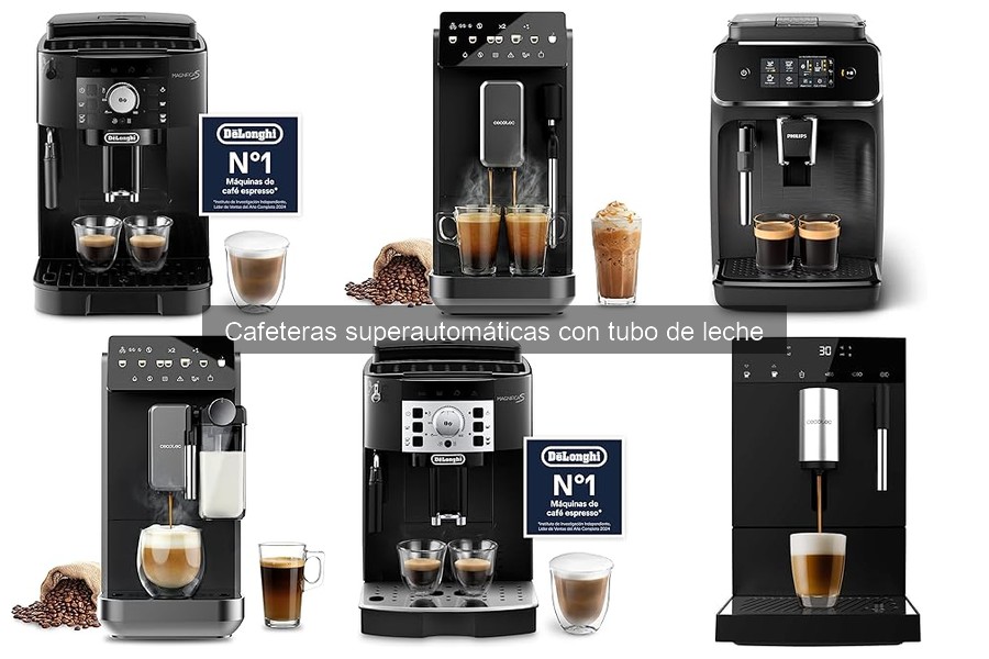 ¿Cómo elegir la mejor cafetera superautomática con tubo de leche?