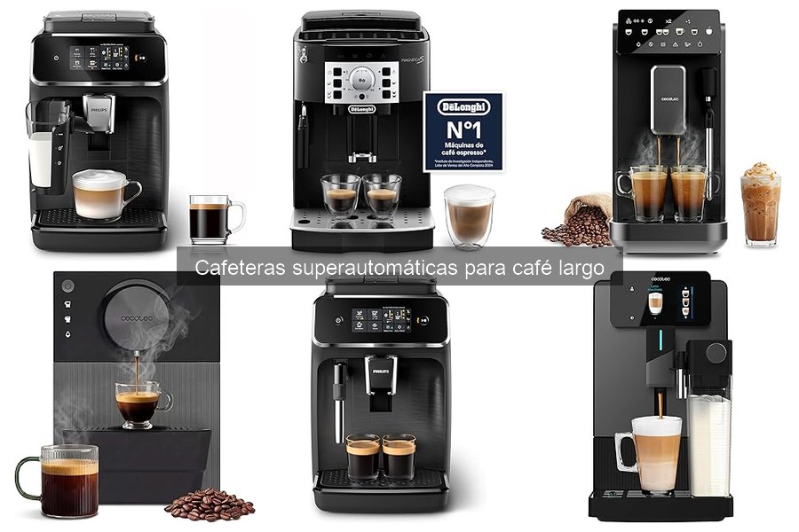 Cómo elegir la mejor cafetera superautomática para café largo
