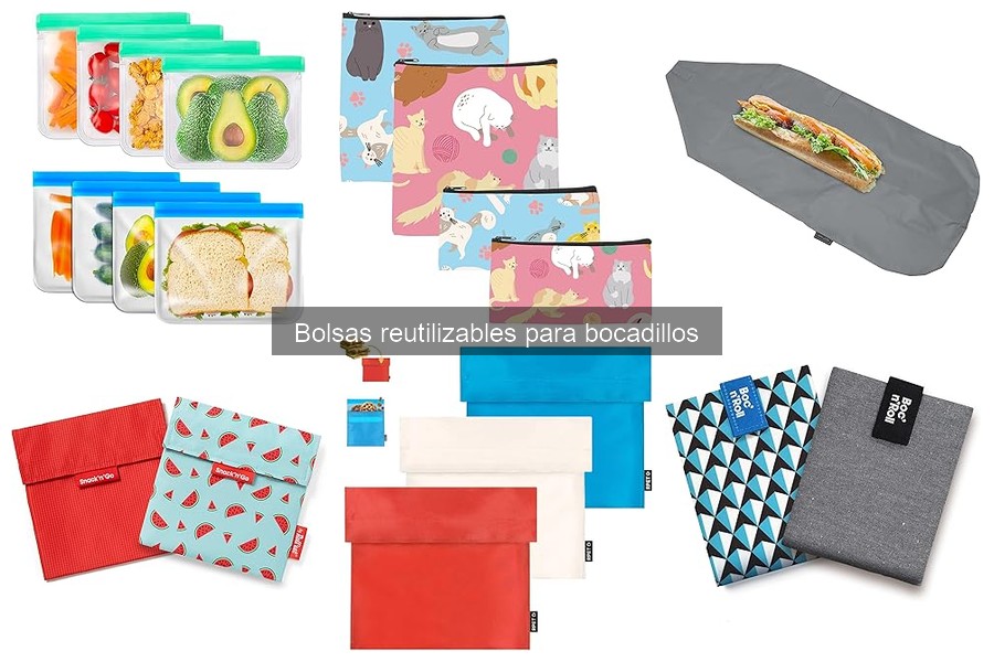 Cómo elegir las mejores bolsas reutilizables para bocadillos