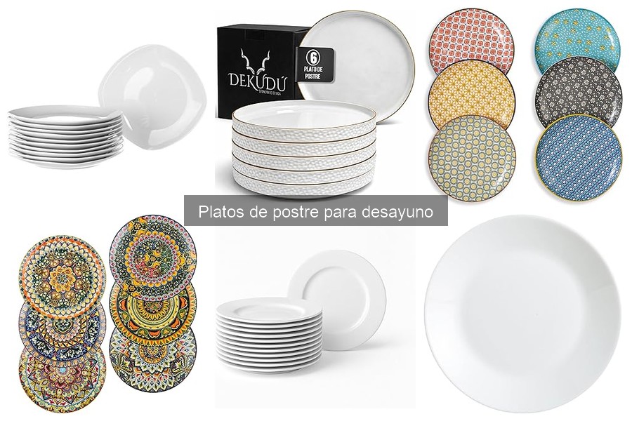 Cómo elegir platos de postre para desayuno perfectos