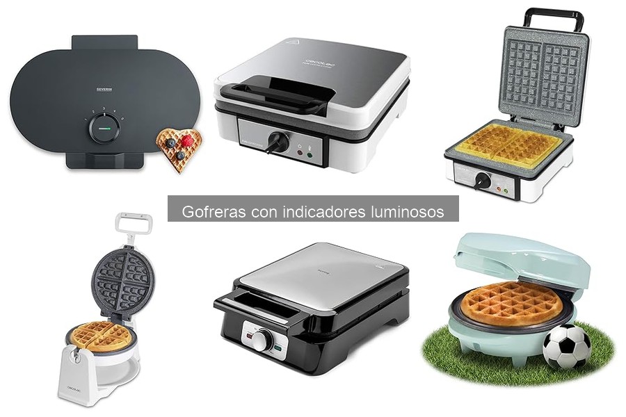 Cómo elegir una gofrera con indicadores luminosos