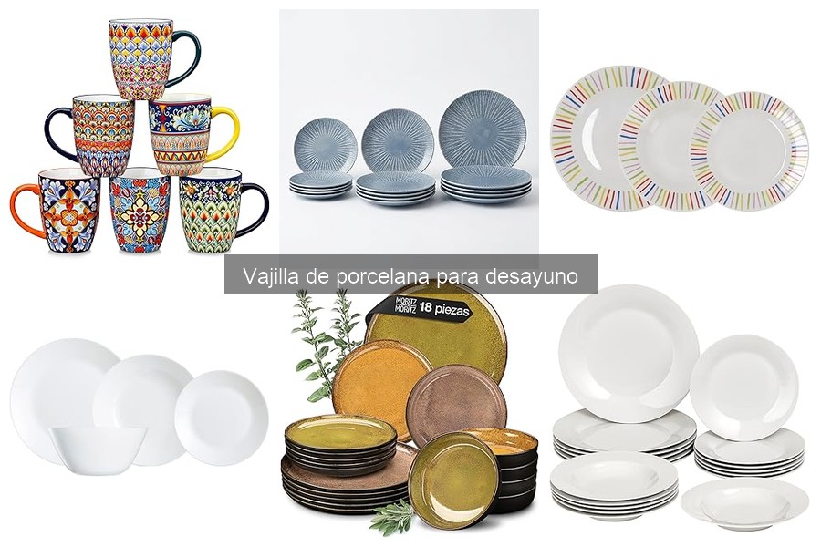 Cómo elegir vajilla de porcelana para un desayuno elegante