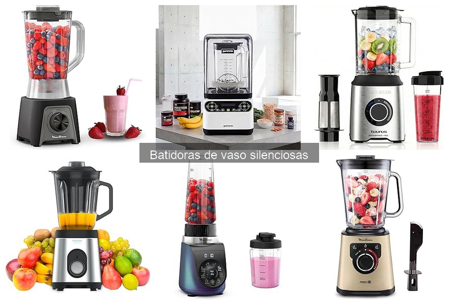 ¿Cómo funciona una batidora de vaso silenciosa?
