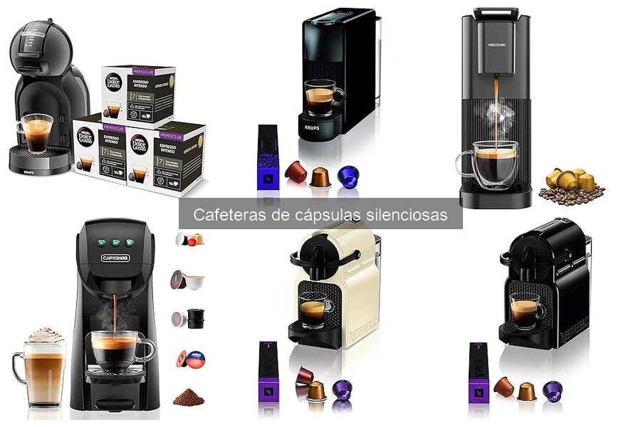 Cómo funciona una cafetera de cápsulas silenciosa