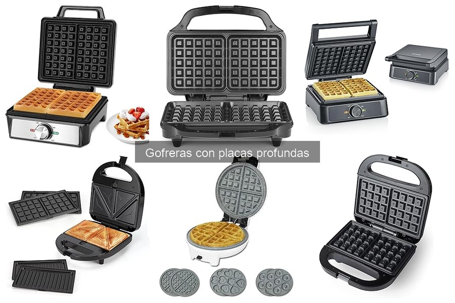 Cómo funciona una gofrera con placas profundas: guía completa