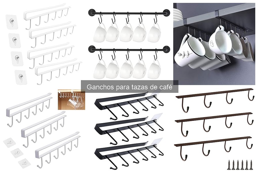 Cómo instalar ganchos para tazas de café de forma efectiva