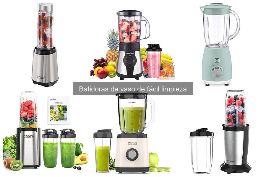 Cómo limpiar tu batidora de vaso de fácil limpieza