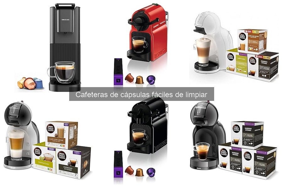 Cómo limpiar una cafetera de cápsulas fácilmente
