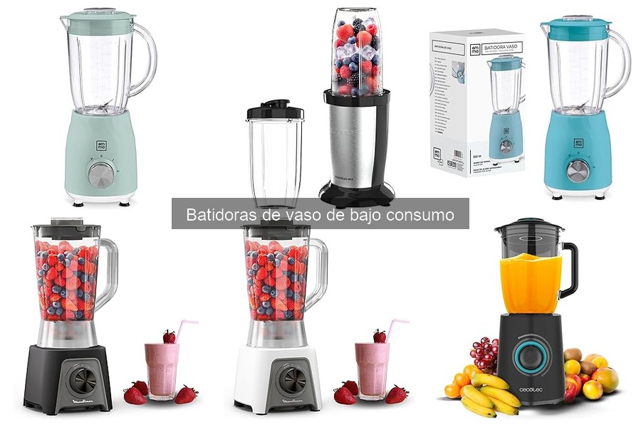 Cómo limpiar y mantener batidoras de vaso de bajo consumo