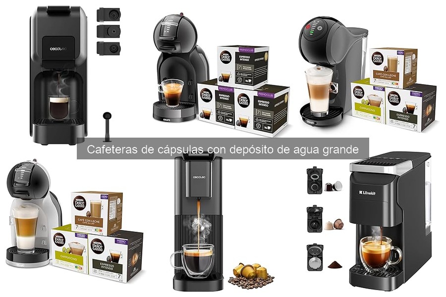 Cómo mantener una cafetera de cápsulas con depósito grande