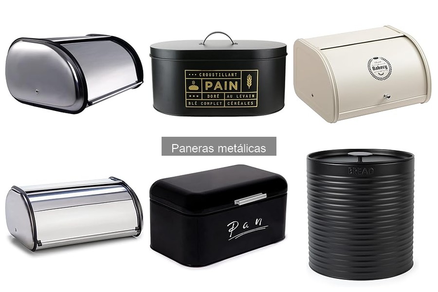 Cómo organizar el pan en una panera metálica