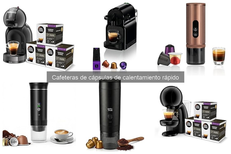 Cómo usar cafeteras de cápsulas de calentamiento rápido