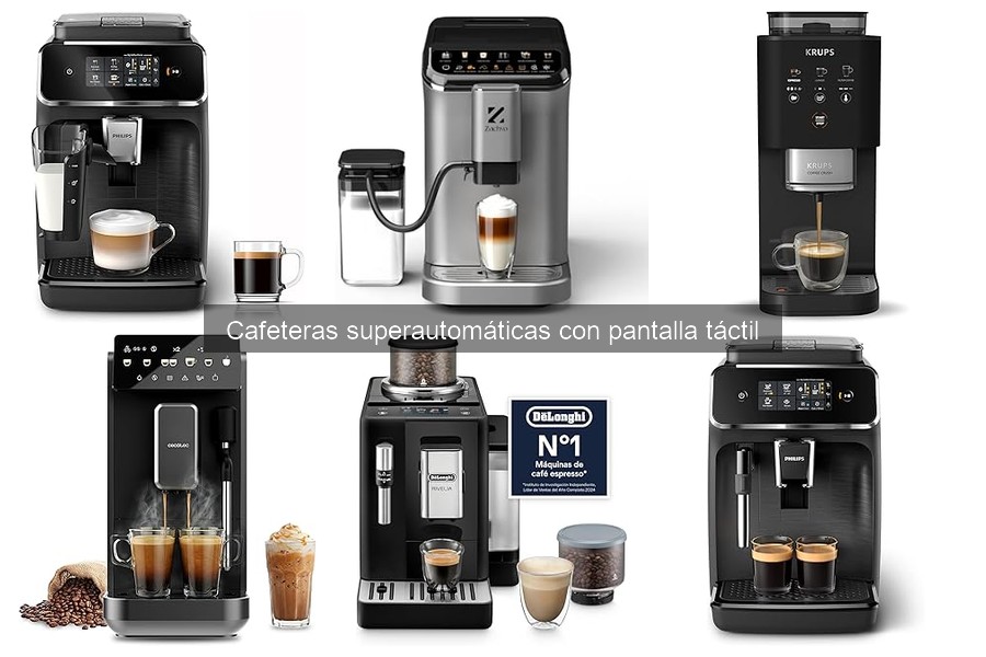 Cómo usar cafeteras superautomáticas con pantalla táctil