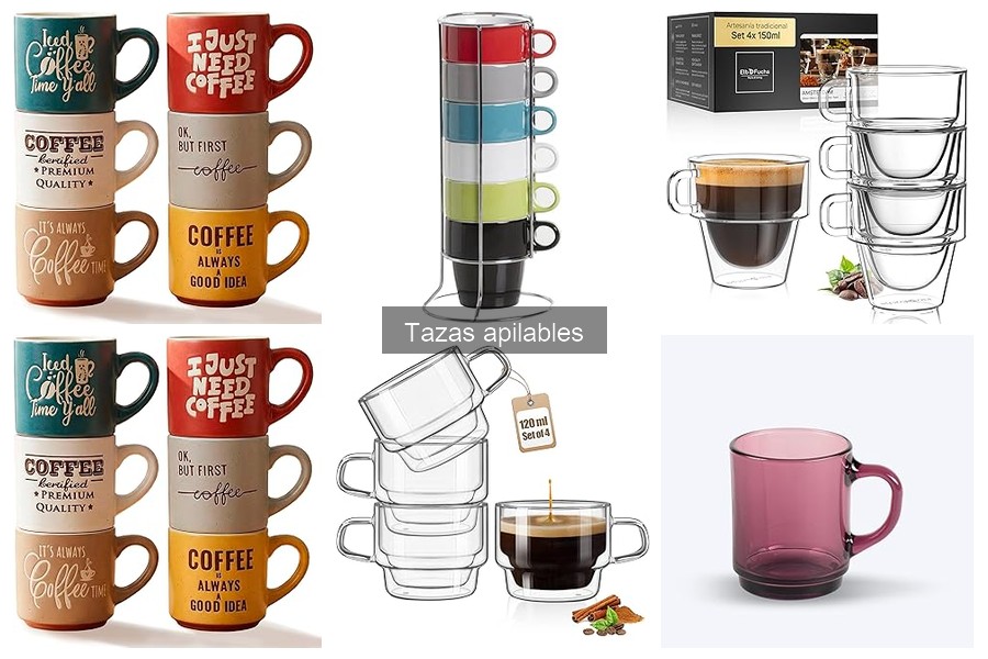 Cómo usar tazas apilables correctamente para un café perfecto