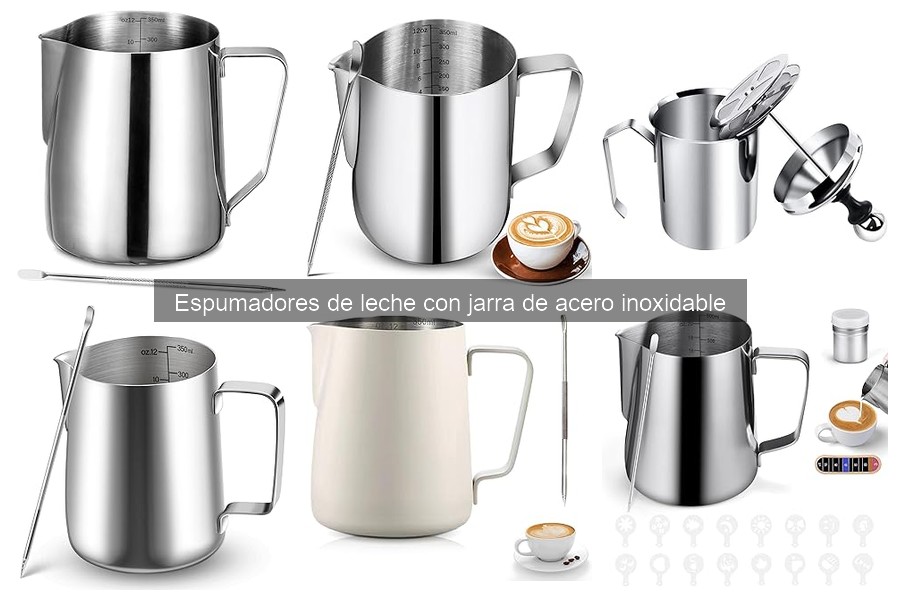Cómo usar un espumador de leche de acero inoxidable