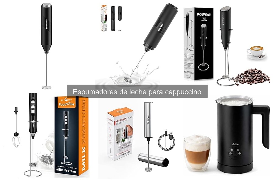 Cómo usar un espumador de leche para cappuccino correctamente