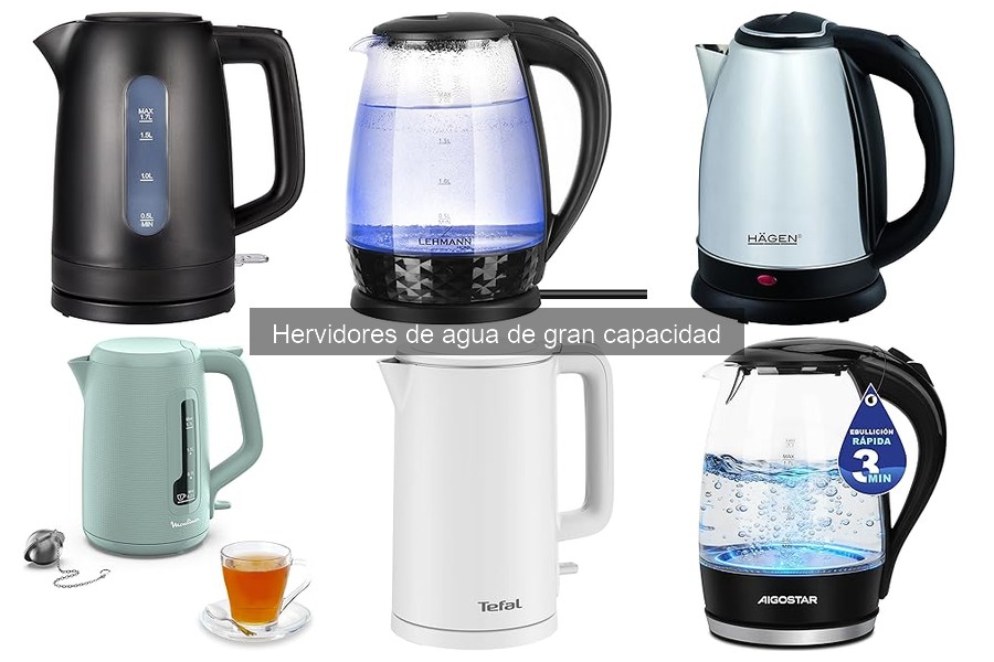 Cómo usar un hervidor de agua de gran capacidad correctamente