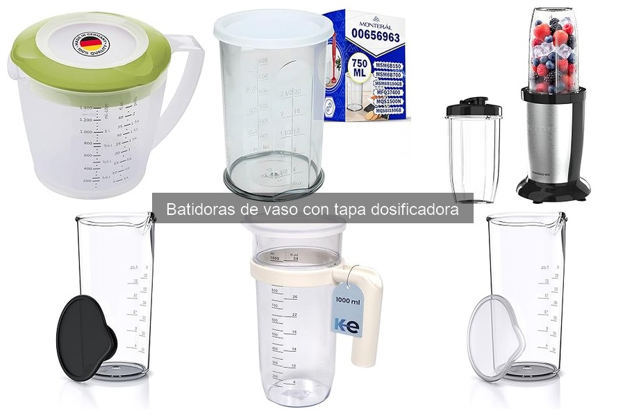 Cómo usar una batidora de vaso con tapa dosificadora