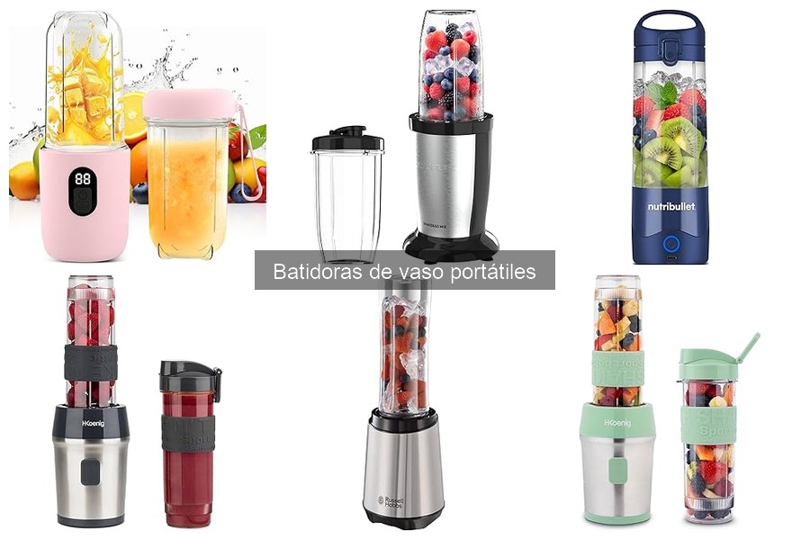 Cómo usar una batidora de vaso portátil de forma efectiva