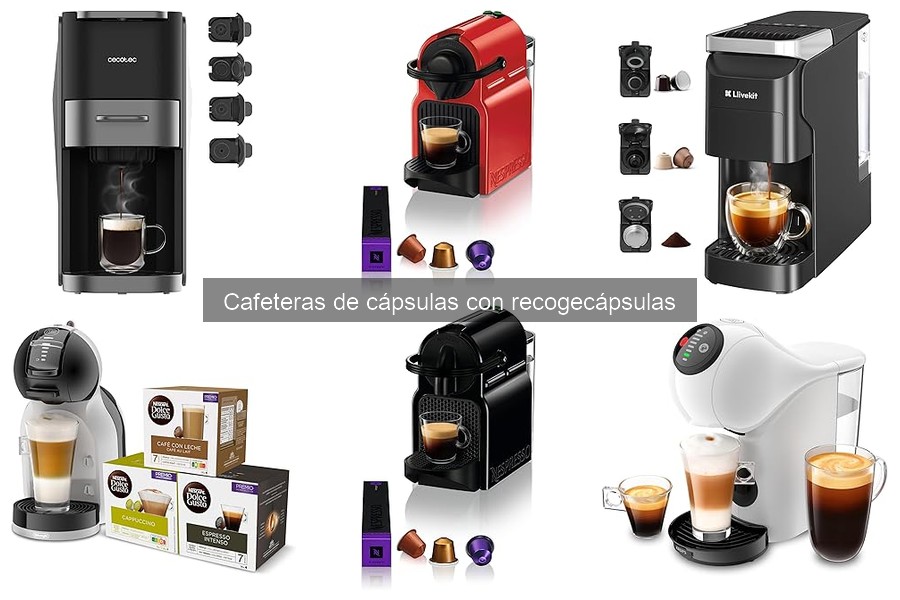 Cómo usar una cafetera de cápsulas con recogecápsulas