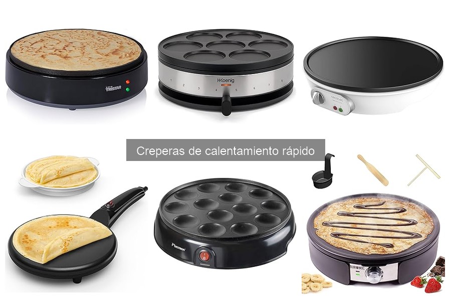 Cómo usar una crepera de calentamiento rápido: Guía práctica