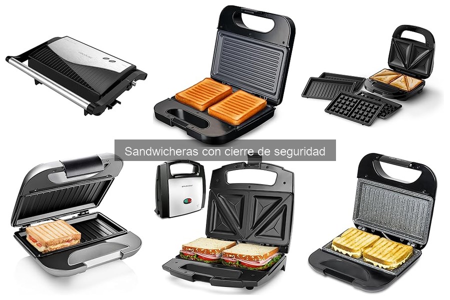 Cómo usar una sandwichera con cierre de seguridad fácilmente