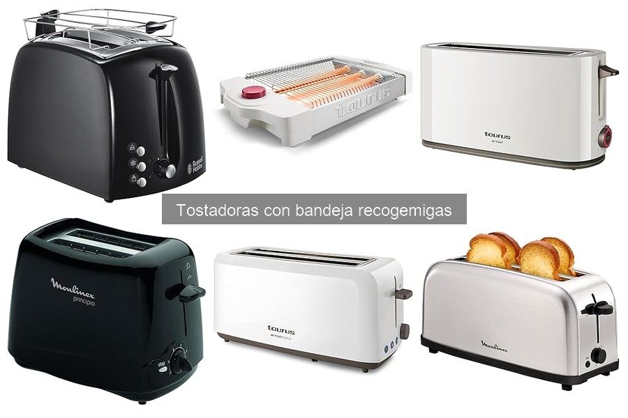 Cómo usar una tostadora con bandeja recogemigas fácilmente
