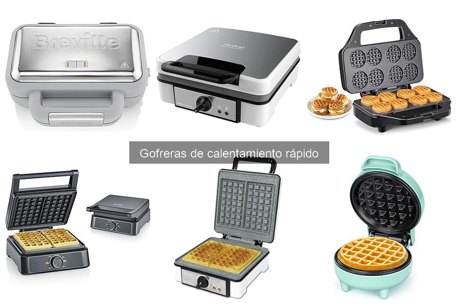 Cómo usar y limpiar tu gofrera de calentamiento rápido