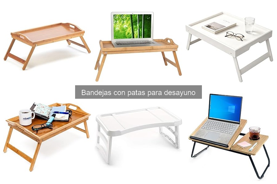 Cómo utilizar bandejas con patas para desayuno de forma efectiva