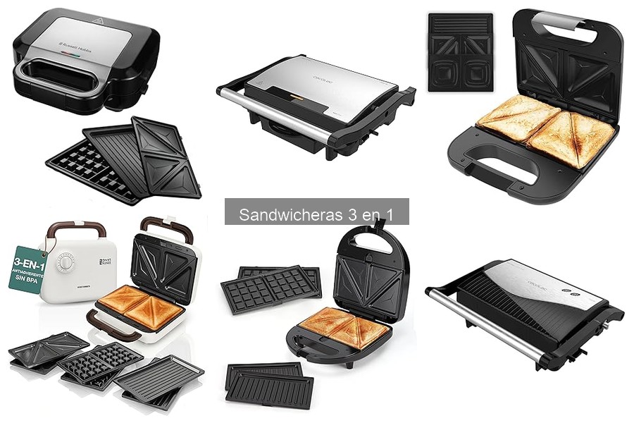 Cómo utilizar una sandwichera 3 en 1: Guía y tips prácticos