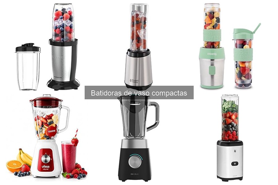 Comparativa: Batidoras de Vaso Compactas vs Tradicionales
