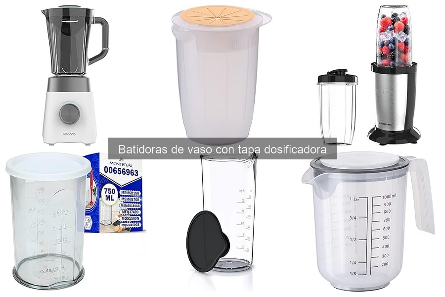 Comparativa: Batidoras de vaso con y sin tapa dosificadora