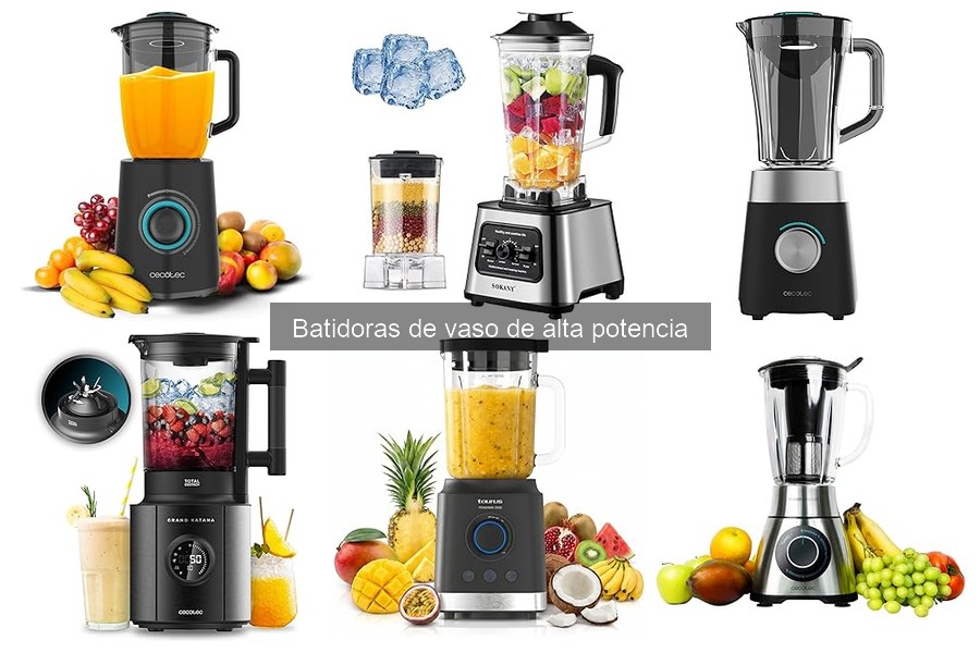 Comparativa: Batidoras de Vaso de Alta Potencia vs Tradicionales
